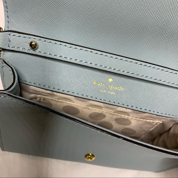 NWT Kate Spade Cedar Street Cami Crossbody Bag Powder Blue/Lakesedge - Picture 5 of 5